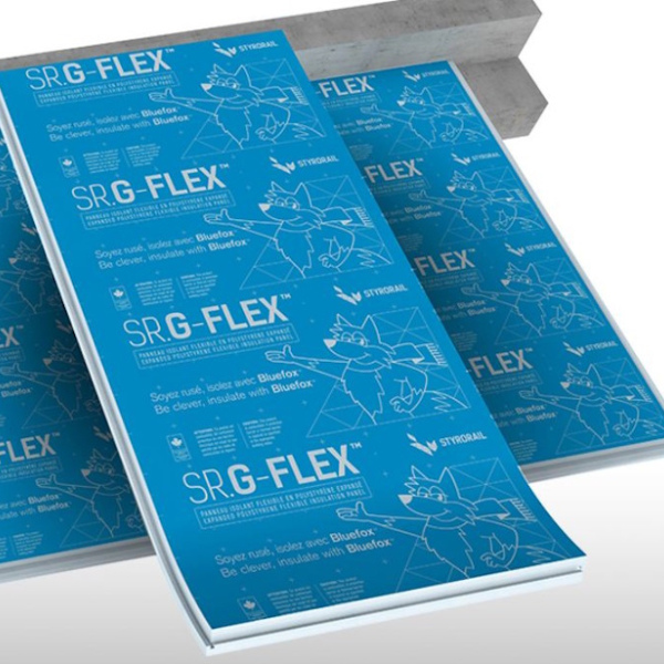 SR.G-FLEX  Panneau isolant flexible en polystyrène expansé